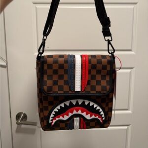 Sprayground Sharks In Paris GT Messenger Sling Bag